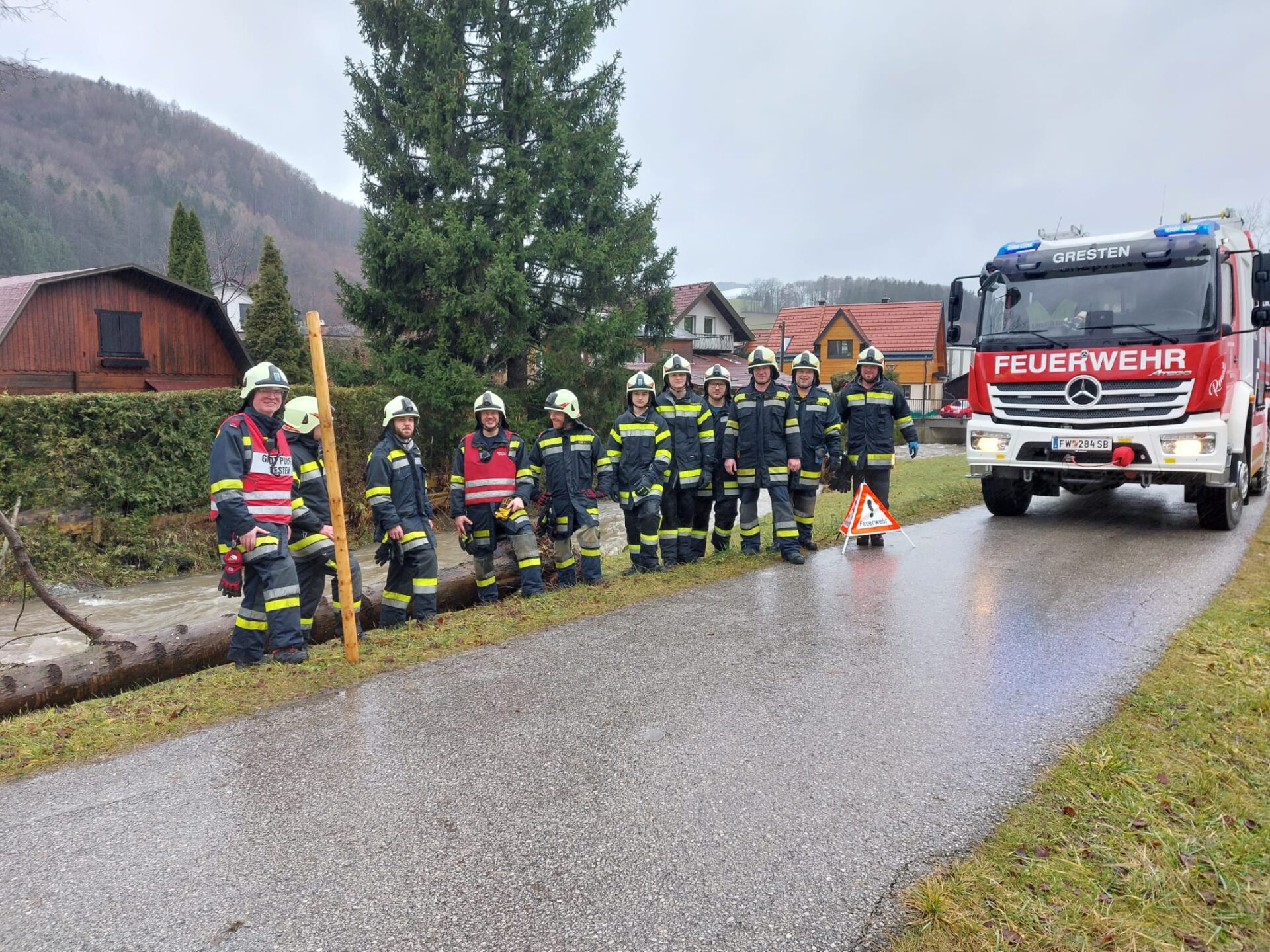 Unwetter in Gresten