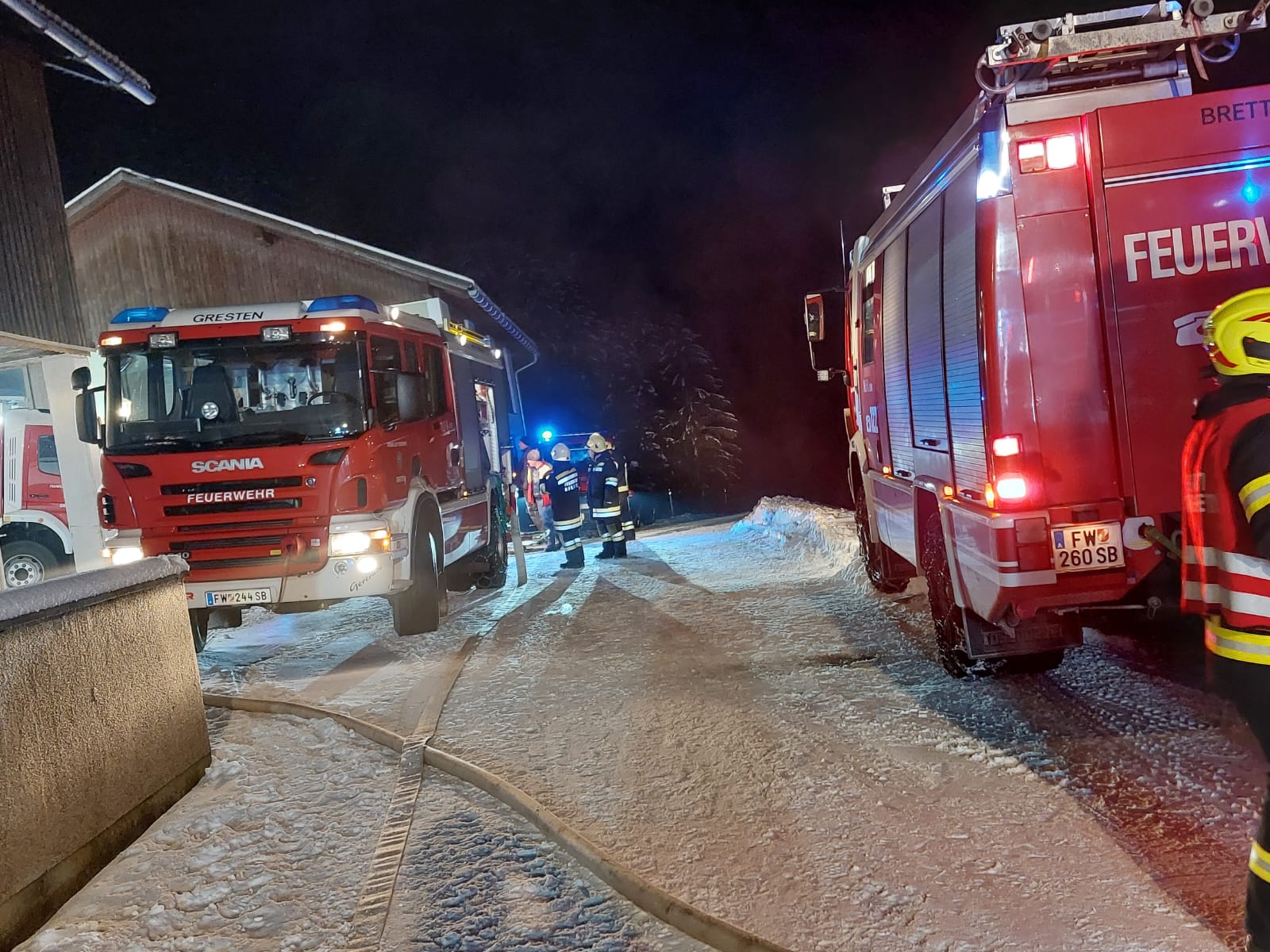 Schuppenbrand in Oberamt