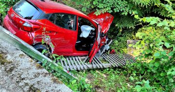 Verkehrsunfall mit Menschenrettung