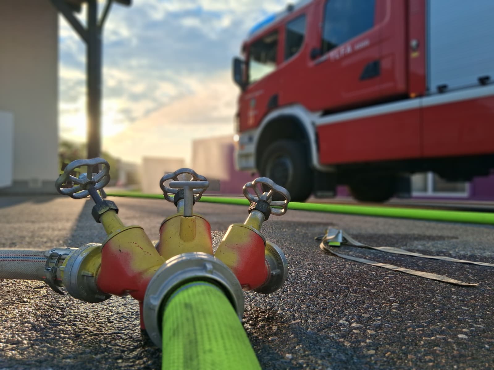Brandeinsatzübung