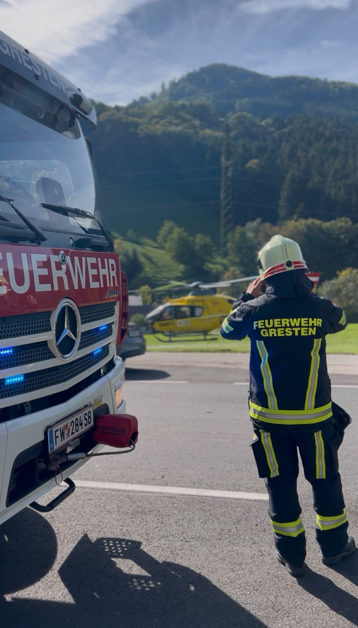 VU mit Menschenrettung